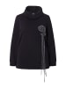 Ulla Popken Sweatshirt in schwarz