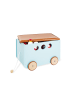 Pinolino Spielzeugkiste mit Rollen Jim, mint, 50 x 36 x 36 cm