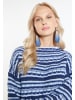 IZIA Damen Pullover in Marine Mehrfarbig