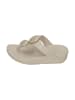 fitflop Zehentrenner LULU MARBLED-STONE TOE-POST SANDALS in natur