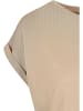 Urban Classics Urban Classics Damen Ladies Extended Shoulder Tee in unionbeige