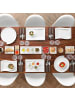 Villeroy & Boch 4er Set Antipastiteller NewWave 42 x 15 cm weiß in weiß