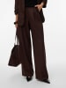 Vero Moda Hose mit weitem Beinschnitt in Coffee Bean
