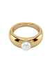 Noelani Ring Edelstahl, IP gold in gold