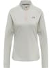 Newline T-Shirt "Women 1/2 Zip L/S" in Grau