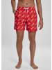 Merchcode Badeshort in Rot