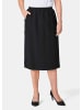 GOLDNER Kurzgröße:  Reiserock mit Rundumdehnbund in schwarz