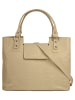 Cluty Handtasche echt Leder in beige
