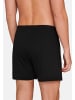 Schiesser Boxershorts Singel-Jersey in Schwarz