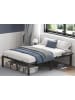 VASAGLE Bettgestell Conner in Schwarz - (B)140 x (H)41.3 x (T)200 cm