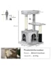 Pawhut Kratzbaum Hellgrau 48L x 48B x 85H cm