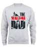 Cotton Prime® Sweatshirt Walking Dad in Grau-Melange