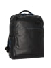 Piquadro B2 Rucksack Leder 41 cm Laptopfach in black