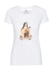 Vive Maria T-Shirt Holy Therese in weiss