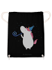 Mr. & Mrs. Panda Gymbag Einhorn Party ohne Spruch in Schwarz
