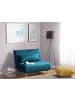 Beliani Einzelsofa SETTEN in Blau/Braun - (W) 104 x (H) 82 x (L) 90 cm