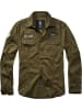 Brandit Hemd "Luis Vintage Shirt Long Sleeve" in Grün