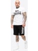 Lonsdale Trainingsanzug "Mair T-Shirt & Shorts Set Normale Passform" in Weiß
