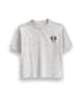 Coccodrillo T-Shirt mit kurzen Ärmeln in grau