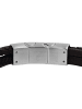 Tom Tailor Armband Edelstahl, Kautschuk, Leder in silber