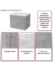 MCW Waschbecken + Unterschrank D16, Weiß