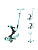 GLOBBER 3in1 Aufsitzrad, Laufrad, Scooter GO-UP DELUXE LIGHTS in mint