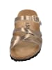 Palado Pantoletten Cruisi Premium Leather in Bronze Metallic