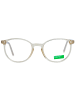 Benetton Männer Optische Fassungen Rund Beige