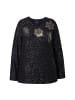 Ulla Popken Sweatshirt in schwarz