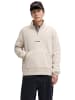 Jack & Jones Sweatshirt JJESOHO HALF ZIP FLEECE in Beige