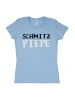 United Labels Ralf Schmitz T-Shirt - Schmitzpiepe Slim Fit Rundhals Tour-Fanartikel in blau