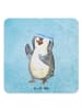 Mr. & Mrs. Panda Untersetzer Pinguin Duschen ohne Spruch in Eisblau