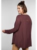 sheego Longbluse in burgund