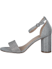 La Strada Pumps in silver-glitter-stones