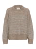 PART TWO Strickpullover LulyaPW Gerade Passform in Medium Grey Stripe
