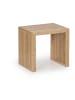 relaxdays Sitzbank in Natur - (B)45 x (H)43 x (T)33 cm
