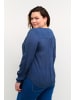 KAFFE curve Langarm-Bluse KCami Regular fit in Vintage Indigo