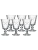 La Rochere 6er Set Verkostungsgläser Versailles 400 ml in transparent
