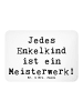 Mr. & Mrs. Panda Magnet Spruch Enkelkinder Meisterwerk mit Spruch in Weiß