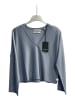 Marc O'Polo Pullover mit V-Ausschnitt in Grey Horizon