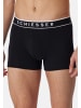 Schiesser Trunks 3er Pack in schwarz