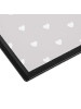 Mr. & Mrs. Panda Schreibtischunterlage Schnecken Liebe ohne Spruch in Grau Pastell