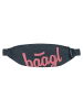 BAAGL Bauchtasche Snap in Grau Logo Rosa