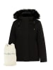 DreiMaster Vintage Winterjacke + Shopping Bag - Set in Schwarz