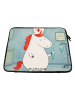 Mr. & Mrs. Panda Notebook Tasche Einhorn Krankenschwester Design... in Weiß