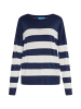 SANIKA Damen Pullover in Marine Weiss