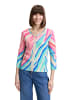 Betty Barclay Shirtjacke mit Rippenstruktur in Mint/Rosé