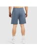 SMILODOX Shorts Rion in Blau Melange