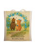Mr. & Mrs. Panda Shopper Bären Hochzeit Design mit Spruch in Weiß
