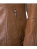7eleven Lederjacke Lammnappa in Cognac
